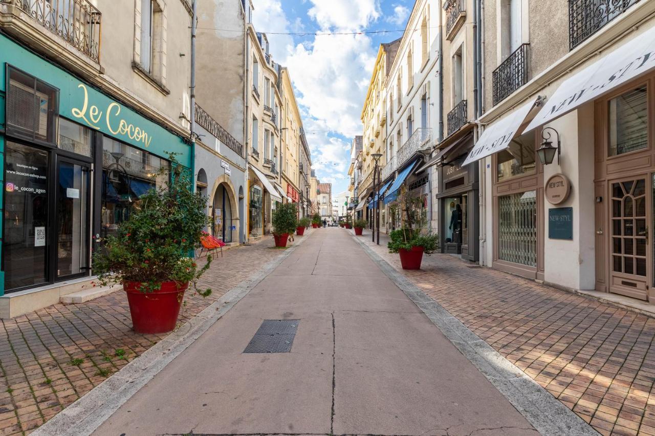 Appar Quartier Calm Coeur De Ville アジャン エクステリア 写真