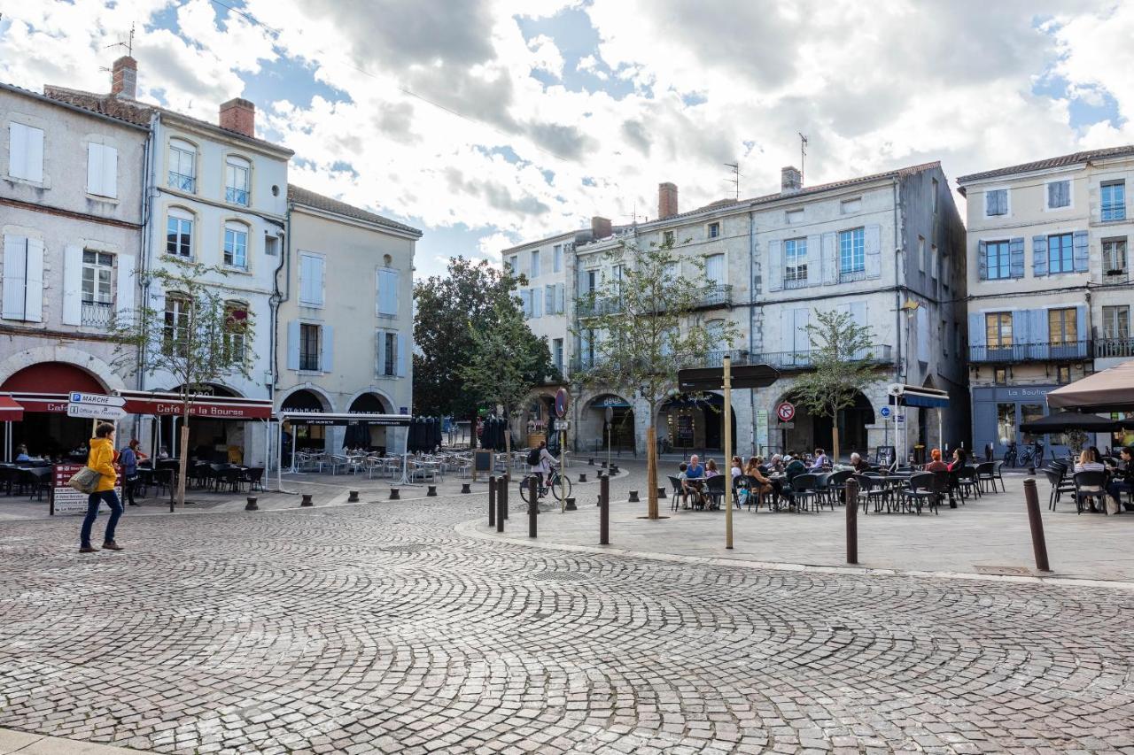 Appar Quartier Calm Coeur De Ville アジャン エクステリア 写真